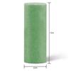 Вставка для вазы Пена 2,9x7,9 дюйма Зеленый Для цветочных композиций Держит искусственные стебли Ветки Легко придать форму Настроить Декор