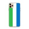 Coque iPhone - Multicolore - Drapeau Sierra Leone - Souple - TPU - Compatible iPhone 11 Pro Max