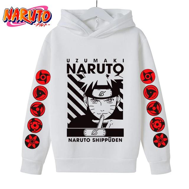 2025 MINISO Naruto Hoodie Kids Детская одежда для мальчиков Детская одежда для малышей Осенние теплые толстовки Пальто Одежда с героями мультфильмов Толстовка с капюшоном