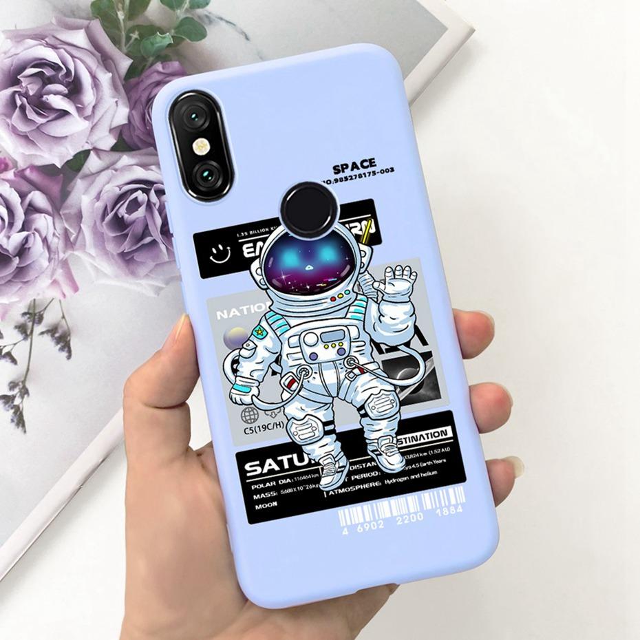 Case For Xiaomi Mi A2 Lite 5.84" Cute Animal Cartoon Candy Color Soft Silicone Phone Bumper For Xiaomi Mi A2lite Back Cover