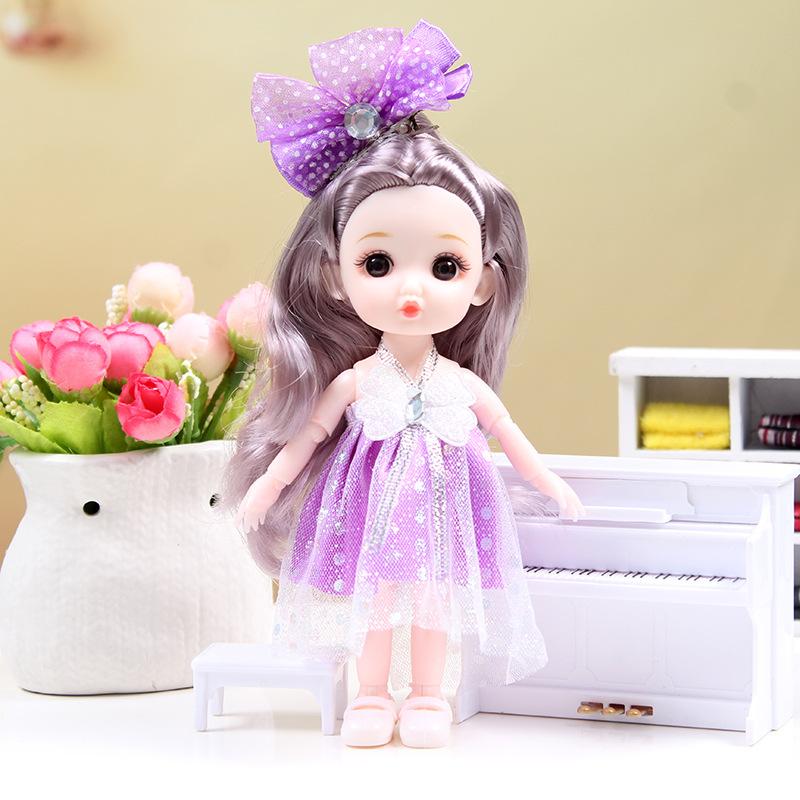 6-дюймовая кукла для девочек с 13 шарнирами, 17 см, сменная кукла Барби, набор принцессы, подарок на день рождения ребенку