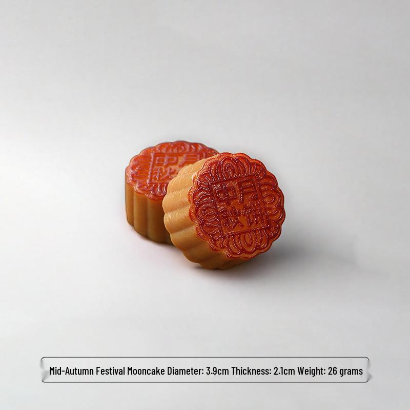 Red Bean Mooncake Simulation Toy - Children's Role-Play & Mid-Autumn Festival Decoration