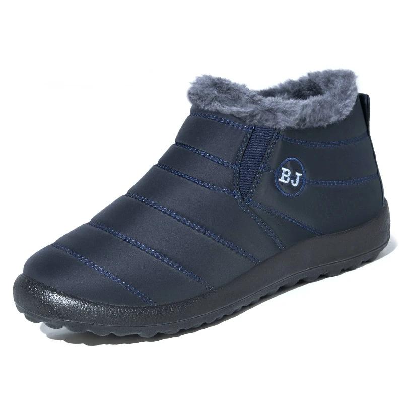 Мужские зимние ботинки на платформе, хлопковые туфли для женщин, сохраняющие тепло, слипоны, мужские хлопковые туфли, женские ботильоны, зимняя обувь, женские ботинки