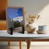 Rust-proof Small Vinyl record stand Black Metal LP Records Storage Shelf  Picture