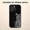 Модный чехол для телефона из ТПУ с принтом леопарда, подходящий для iPhone 17 16 15 14 13 12 11 Pro/Max/Plus, противоударная задняя крышка