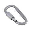 D Shape Outdoor Tools Camping with Lock Aluminum Zinc Zinc Alloy Climbing Hook Keyring Carabiner Key Buckle