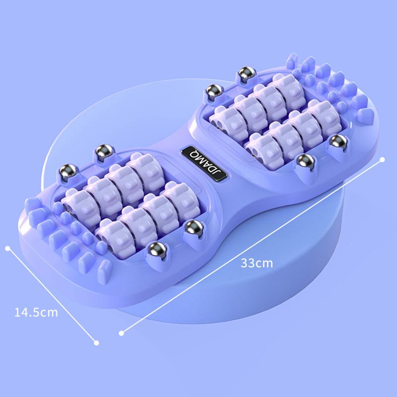 Роликовый массажер для ног для массажа ног, реабилитации, снижения стресса, упражнений, акупунктурный массажер для ног