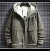 Мужское весенне-осеннее пальто Весенне-осеннее повседневное мужское пальто с капюшоном