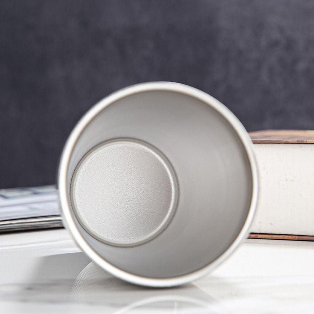 Кованая текстура Холодная вода Напитки Чашка Нержавеющая сталь Молочные кружки Новые Двойные стенки Пивные чашки Кухня