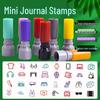 Мини-набор штампов для bullet journal с мультяшными узорами: Домашний декор, Одежда, Шляпы, Открытки, Блокноты, Детские игрушки