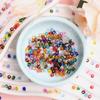 Ожерелье Браслет Посеребренный DIY Изготовление Ювелирных Изделий Рассыпные Бусины Подвеска Конфетный Цвет 4мм 500Шт 3мм 1500Шт Аксессуары