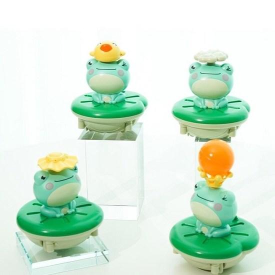 Little Cloud Spinning Frog Bath Toy, Korean Bath Toys
