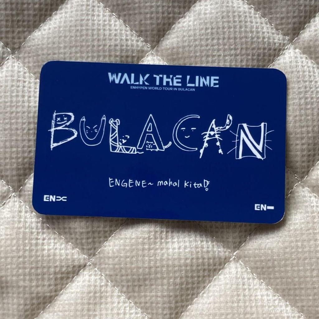 [USED] Jungwon ENHYPEN LINE Bulacan Engene Trading Card