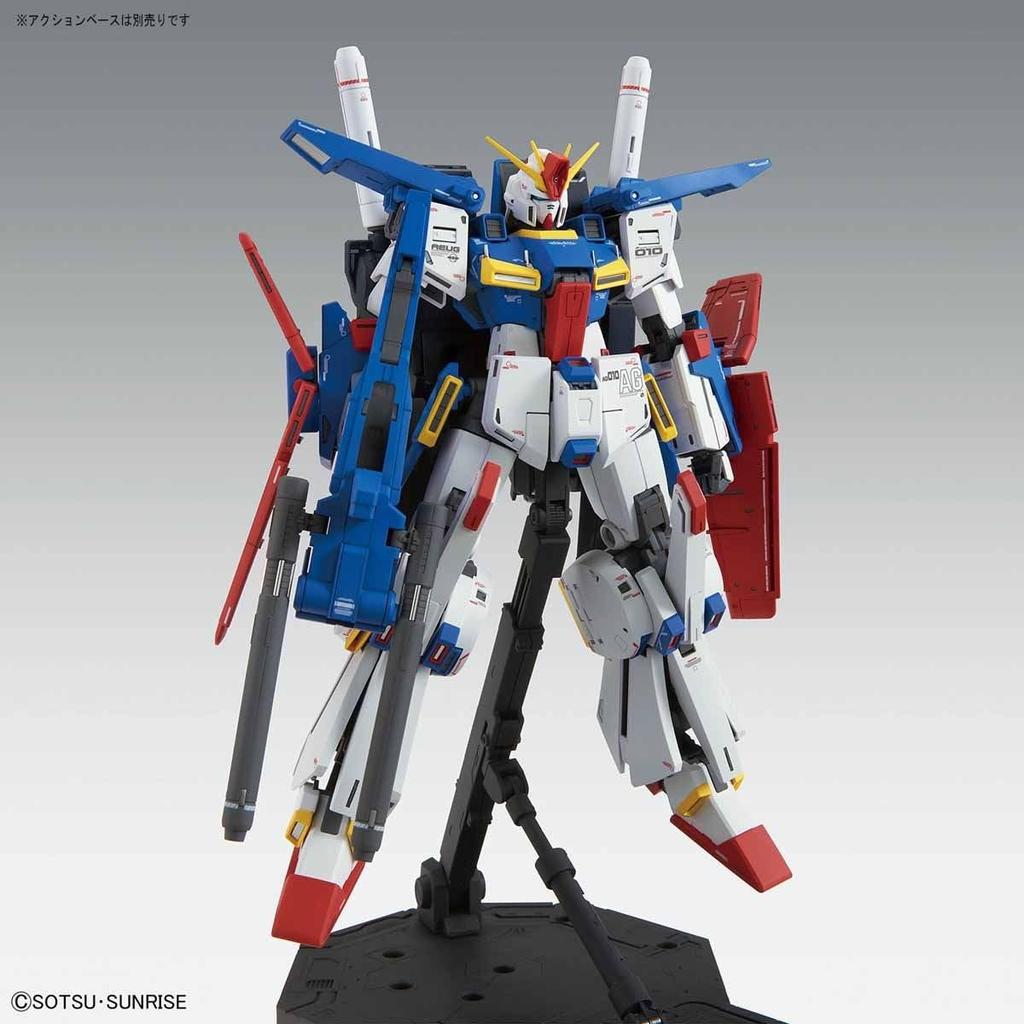 BANDAI SPIRITS MG Mobile Suit Gundam ZZ Double Zeta Gundam Scale Plastic Model Kit 184877 Multicolor Ver.Ka 1/100 Pre-Colored