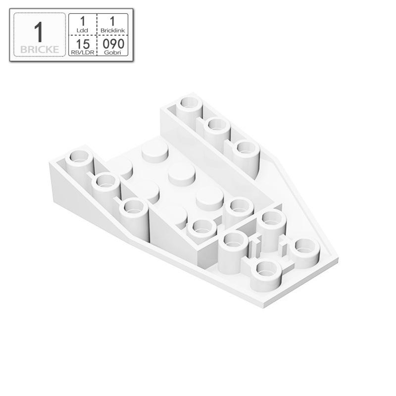 BRICKE Brick Guest 4x6 Reverse Wedge Compatible with Lego 4856, MOC Loose Parts Building Blocks.