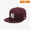 New Era Детская кепка-snapback MLB New York Yankees Базовая Бордовая 15151434kku