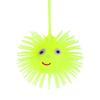 Rubber Toy Kids Gifts Glowing Hair Flash Ball Elastic Glow Hair Ball Vent Ball LED Light Up Toy