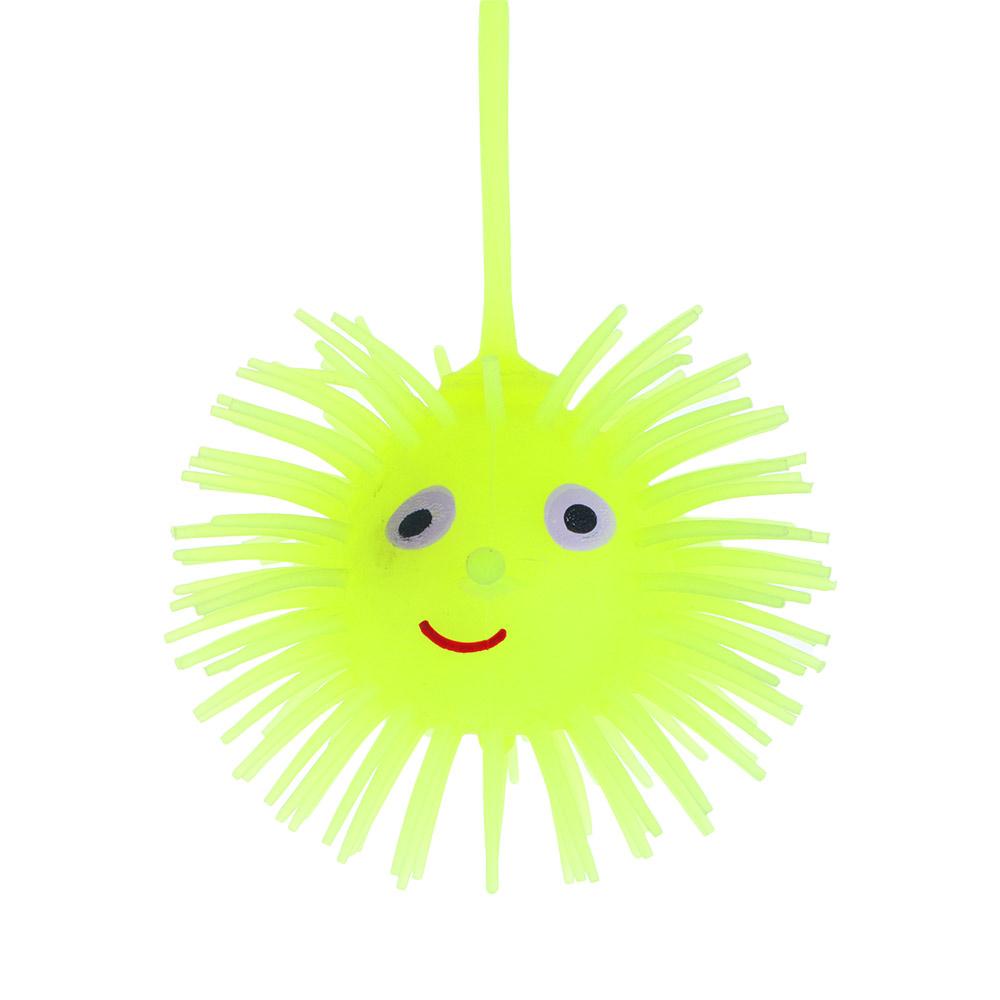 Gifts Baby Elastic Toy Vent Ball Elastic Glow Hair Ball LED Light Up Toy Glowing Hair Flash Ball