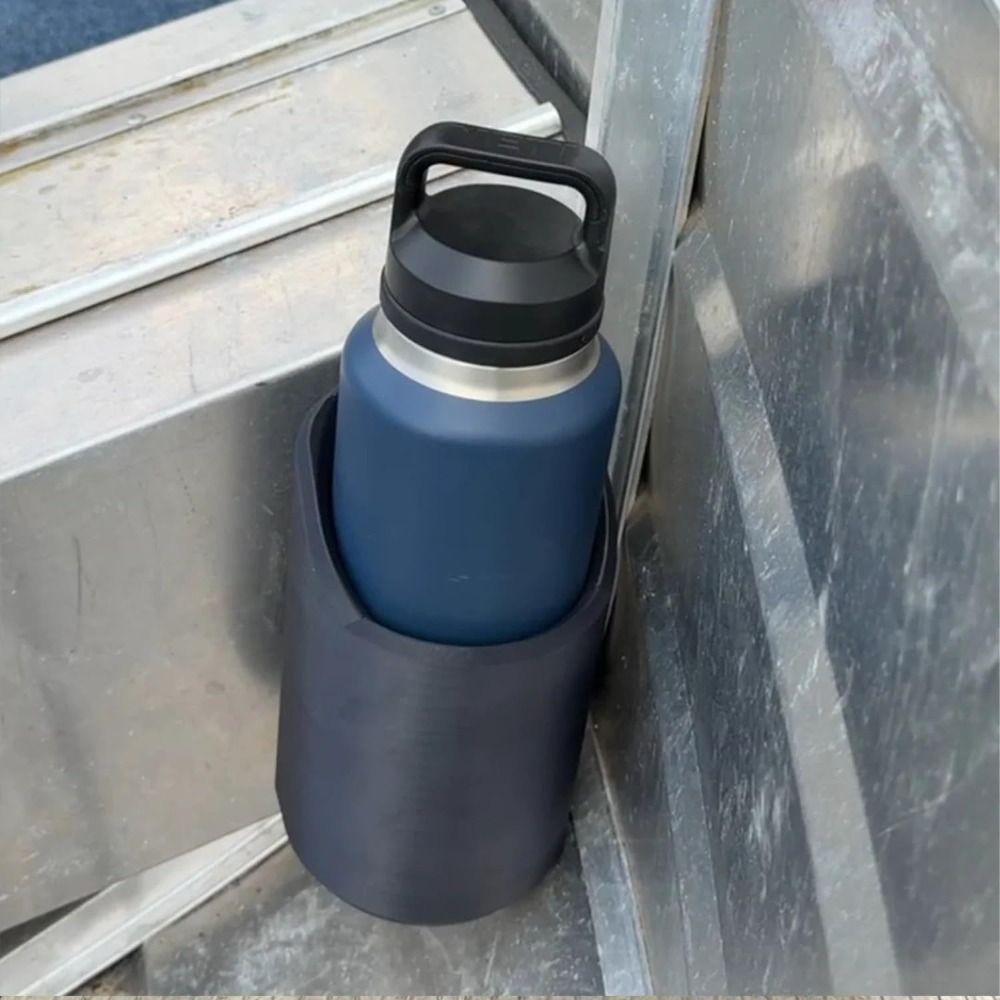 Magnetic Design Magnetic Cup Holder Black Color Magnetic Water Bottle Rack  Outdoor Use