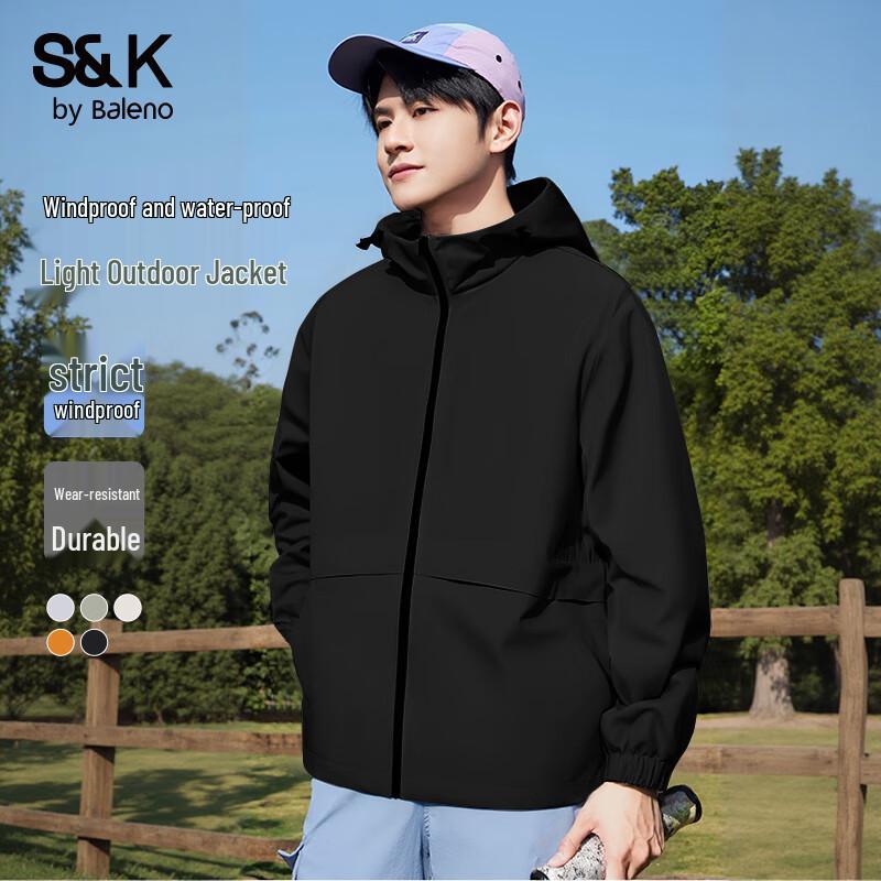 Baleno Men's Solid Color Casual Outdoor Jacket