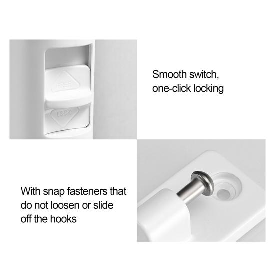 4.2M Настенная Выдвижная Сушилка для Белья Вращающаяся на 180 градусов Складная Невидимая