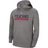 X NBA New Orleans Pelicans Court Practice Performance Pullover Comfortable Hoodie Men Hoodies Charcoal CN3864-063