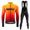 2026 Morvelo Осенний Велосипедный Комплект Джерси Мужской С Длинным Рукавом Велосипедная Одежда MTB Форма Майка Одежда Для Велоспорта Спортивные Велосипедные Велоштаны