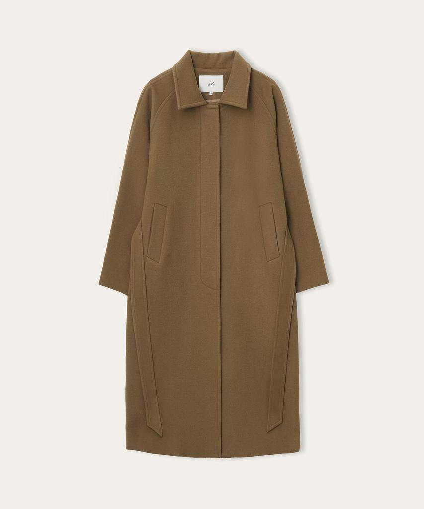 ATA Rouen Wool Mac Coat_Camel