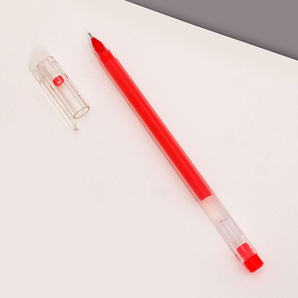 10 шт. Гелевая ручка с игольчатым наконечником 0,5 мм Ручка для подписи Подарок для студентов Нейтральная ручка Школа Офис