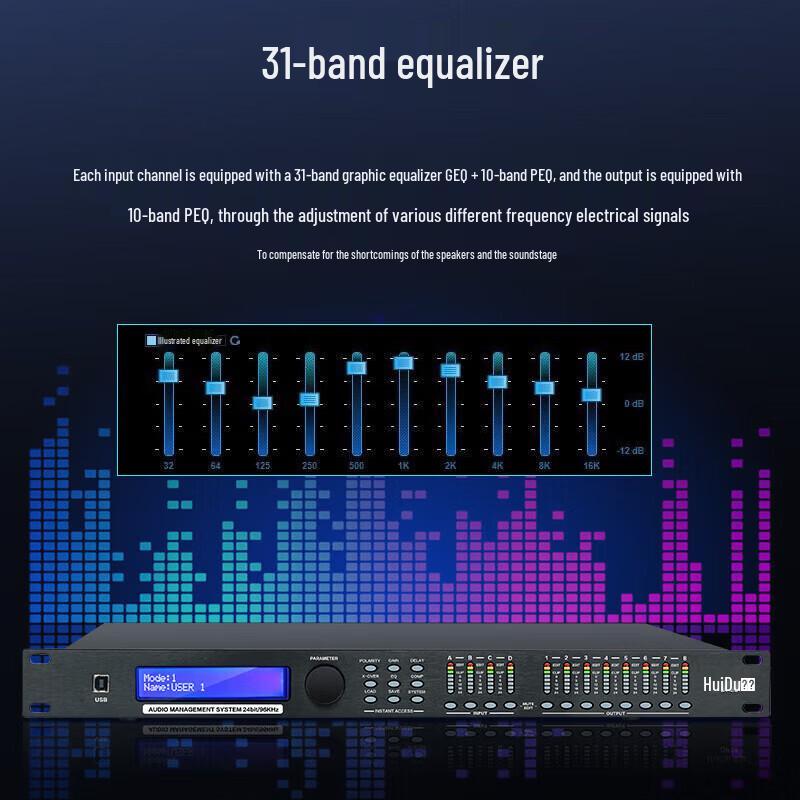 Huidu DP46 Professional Digital Audio Processor (CN version)