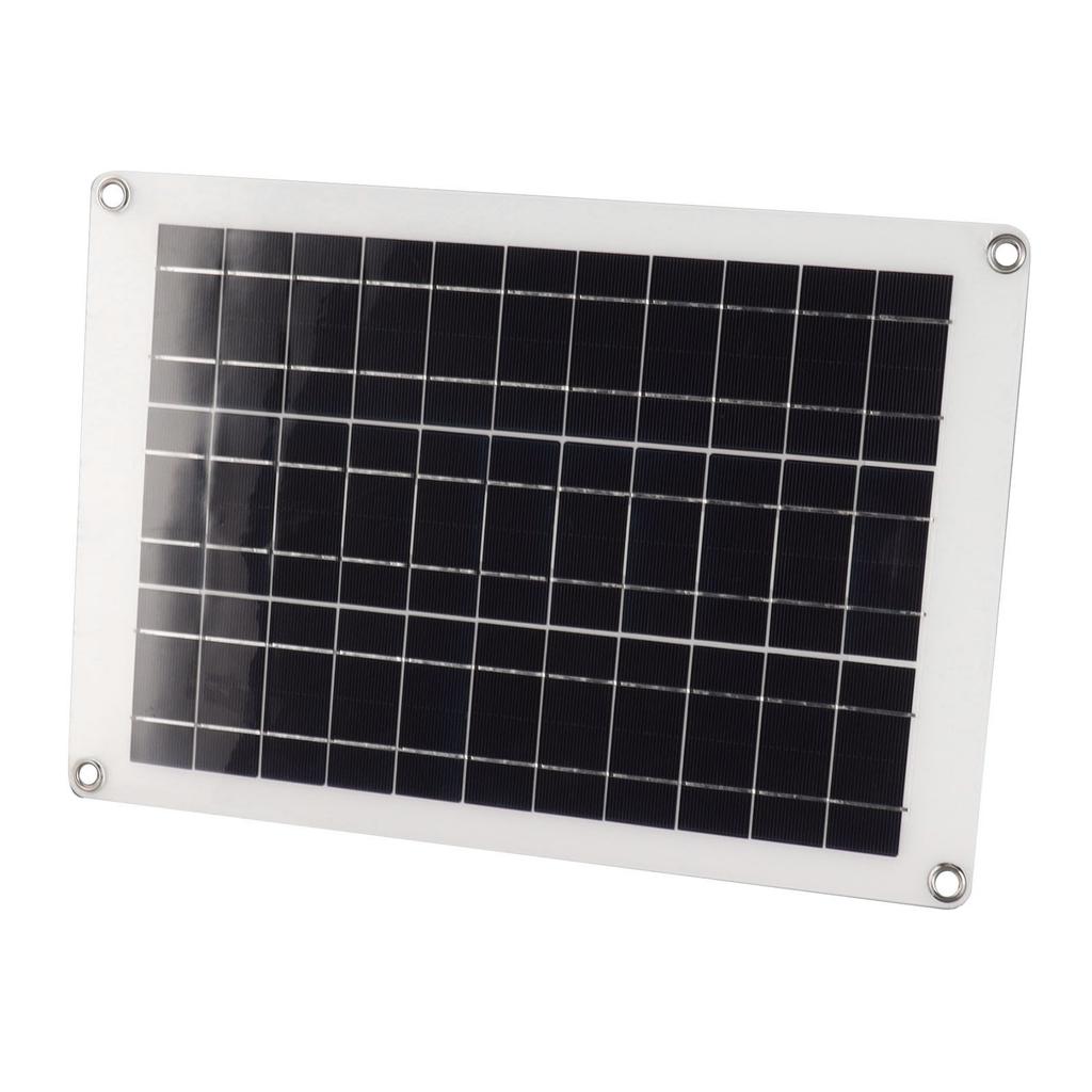 20W Polycrystalline Solar Panel Kit Flexible Photovoltaic Charging Panel with Dual USB Interface