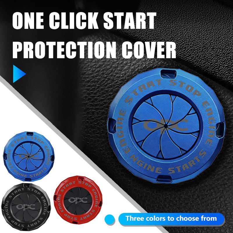 dajfhk1 For Opel Car Keyless Start Cover Ignition Button Decorative Ring Astra H K J G Corsa E D OPC Insignia B Vectra Mokka