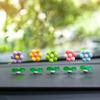 5Pcs Shaking Head Cherry Blossoms Car Interior Auto Dashboard Ornaments Flower Car Decoration Accessories