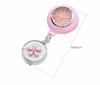 Часы Grandios Nurse Watch с выдвижной клипсой, тип «цветок», карманные часы с клипсой, светящиеся, катушка [5 цветов] GD-HANANW-BK