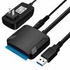 SATA USB-кабель-переходник дюймовый SSD HDD SATA USB-адаптер-переходник SATA3-кабель-переходник с адаптером питания ОС Высокоскоростная передача данных до 6 ТБ UASP