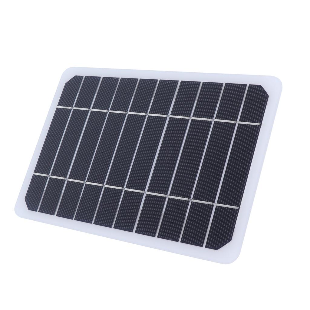 5W 5V Monocrystalline Solar Panel Outdoor Solar Battery Charger Mobile Power Supply for Charging Mobile Phone