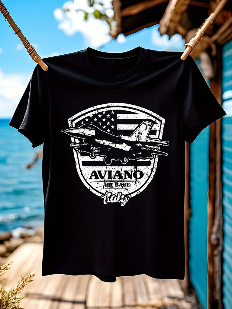 Aviano Air Base USAF Italia F16 Tshirt Military Aviation ...