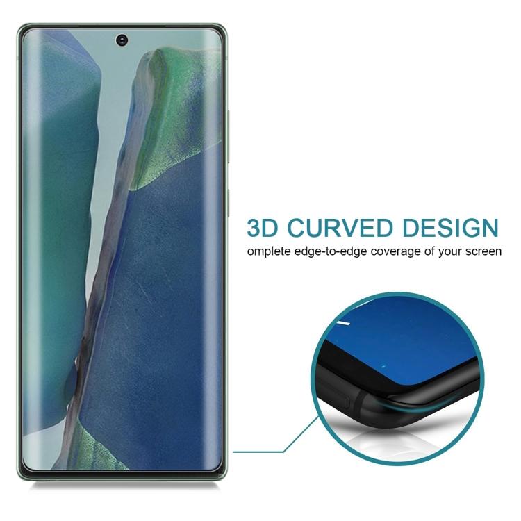 Для Samsung Galaxy Note20 9H 3D Изогнутая Антишпионская Закаленное Стекло на Весь Экран