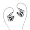 NICEHCK F1 Planar Magnetic Field Driven Canal Earphones with Replaceable Nozzle 2Pin Comes with a Mixed Cable of Single Crystal Copper OCC and Silver