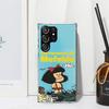 Mafalda Cartoon Phone Case For Samsung Galaxy Note 20 Ultra 10 Plus 9 8 M11 M12 M21 M30S M32 M51 M52 J4 J6 + J8 Art Fundas