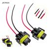 2 Pcs for H8 H9 H11 Bulb Wire Connector 12V Car Headlight Cable Plug Car Fog Lamp Bulb Socket Adapter Wiring Harness Small Line