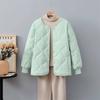 Women's Short Autumn and Winter New Round Neck Style Fashionable and Versatile Light Cotton Jacket