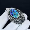 Abalone Shell Pendant, 925 Sterling Silver Handmade Jewelry, Abalone Shell Silver Pendant, Party Wear Jewelry For Women's, Pendant Christmas Gift