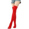 Women Christmas Stockings Cotton Striped Over Knee Halloween Cosplay Thigh High Party Long Socks