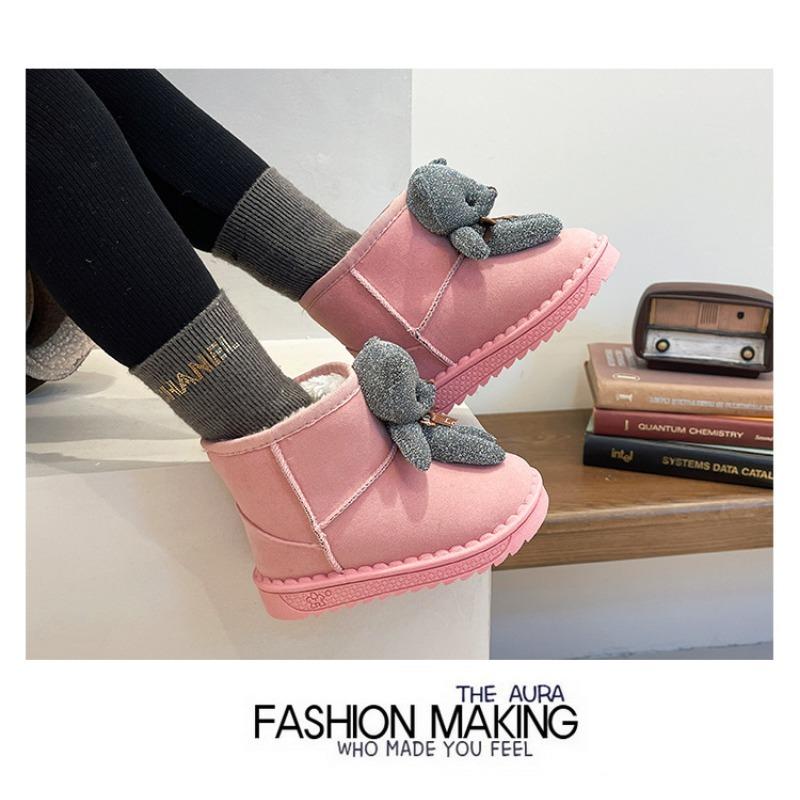 Женские плюшевые ботинки, Мужская обувь с милыми мультяшными персонажами, Мужская обувь