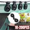 10-200pcs Sunshade Mesh Buckle Durable Can Withstand Bad Weather Conditions Locking Ring Design Tight And Firm Suitable For Garden