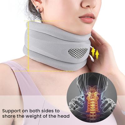 Мягкий пенный шейный бандаж для облегчения боли и поддержки, регулируемый шейный воротник, защита шеи, обертывание для женщин, мужчин, для снятия давления на позвоночник