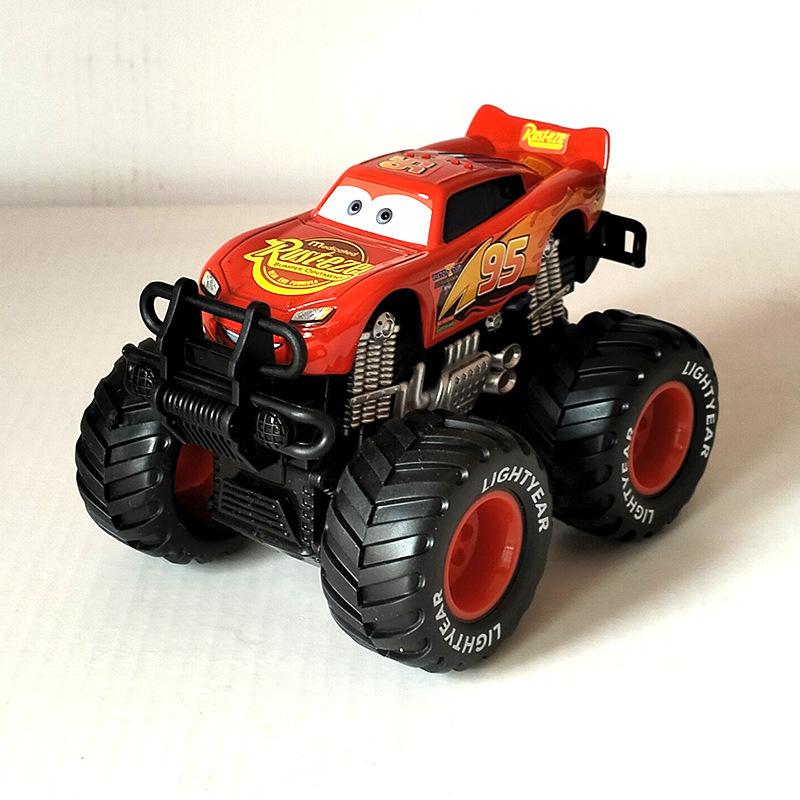 Pixar Cars Mater Lightning McQueen Jackson Storm Big Wheel Offroad Vehicle Pullback Force Cars Model Toys Birthday Gifts