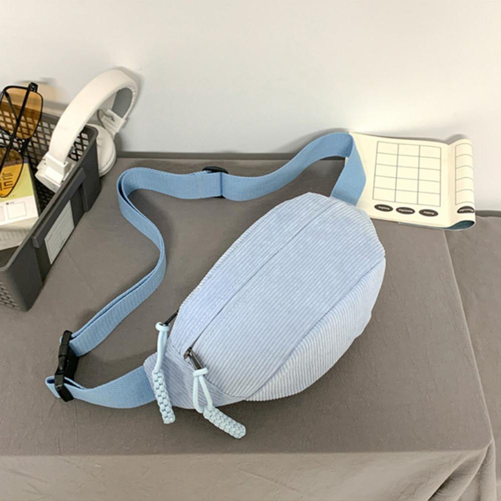 Women Waist Pack Street-Style Chest Bag Shoulder Crossbody Bags Unisex Casual Waist Belt