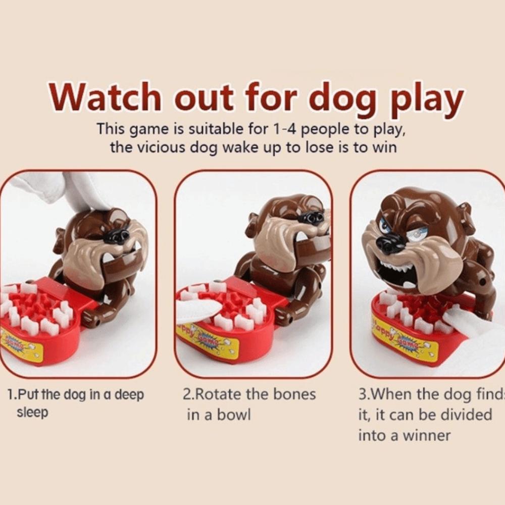 Multifunctional Dog Tabletop Game Plastics Finger Bite Scary Game  Birthday Gift